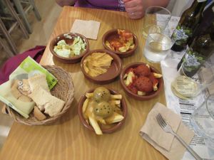  at La Vegana Taperia in Malaga