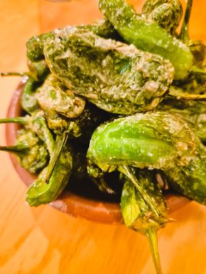 Pimiento padrón   at La Vegana Taperia in Malaga