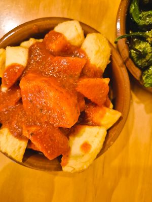 Patatas bravas   at La Vegana Taperia in Malaga