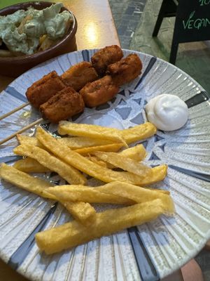   at La Vegana Taperia in Malaga