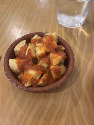   at La Vegana Taperia in Malaga