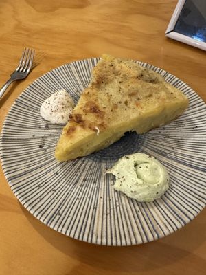 Tortilla de patatas  at La Vegana Taperia in Malaga