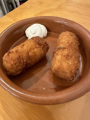 Croquetas del día   at La Vegana Taperia in Malaga