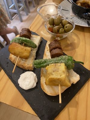  at La Vegana Taperia in Malaga