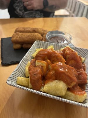   at La Vegana Taperia in Malaga