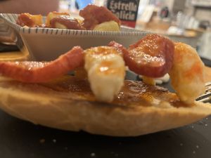   at La Vegana Taperia in Malaga