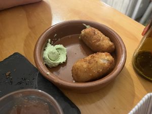   at La Vegana Taperia in Malaga