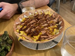   at La Vegana Taperia in Malaga