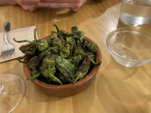   at La Vegana Taperia in Malaga