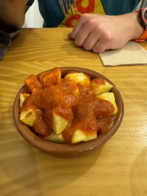 Patatas bravas   at La Vegana Taperia in Malaga