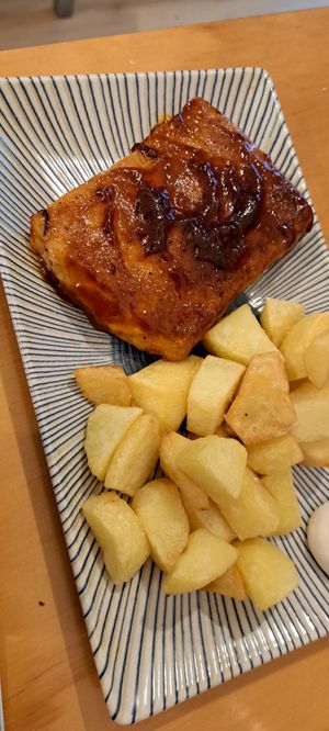 Vegan "Rib" at La Vegana Taperia in Malaga