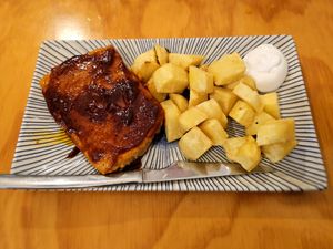 Costillas. at La Vegana Taperia in Malaga