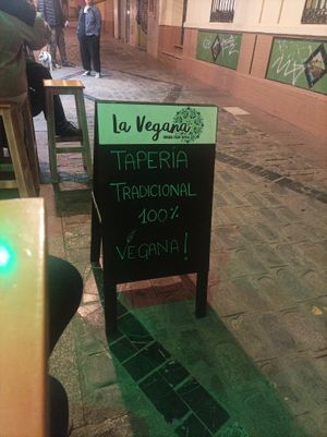  at La Vegana Taperia in Malaga