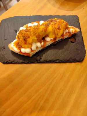 Salchica at La Vegana Taperia in Malaga