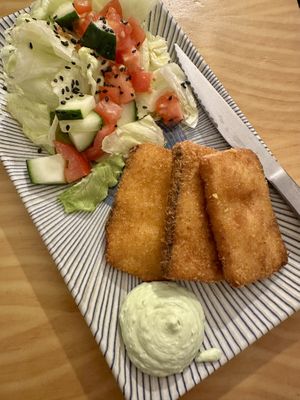 PESCADO AL LIMÓN / FISH IN LEMON  at La Vegana Taperia in Malaga