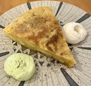 Spanish omelet  at La Vegana Taperia in Malaga