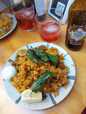  at La Vegana Taperia in Malaga