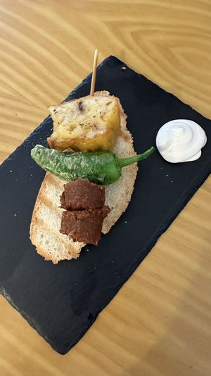 Andalusian Skewer  at La Vegana Taperia in Malaga