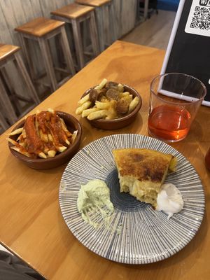   at La Vegana Taperia in Malaga