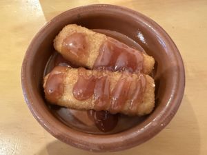   at La Vegana Taperia in Malaga