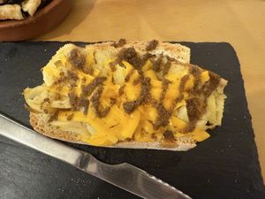   at La Vegana Taperia in Malaga