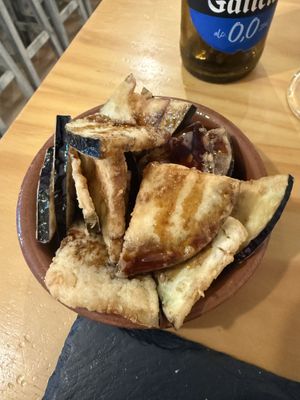   at La Vegana Taperia in Malaga