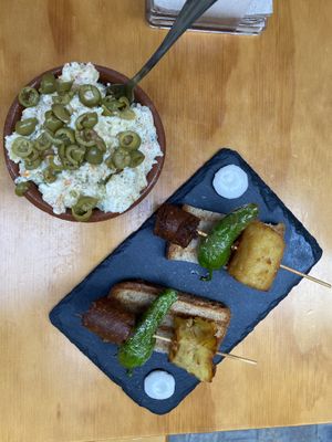   at La Vegana Taperia in Malaga