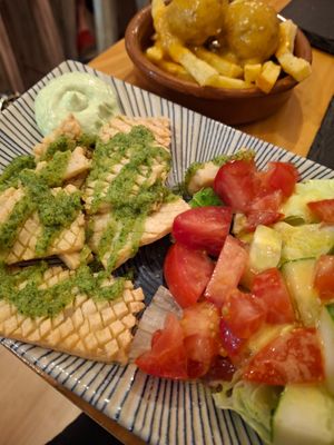 Sepia al ajillo at La Vegana Taperia in Malaga