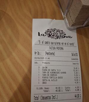  at La Vegana Taperia in Malaga