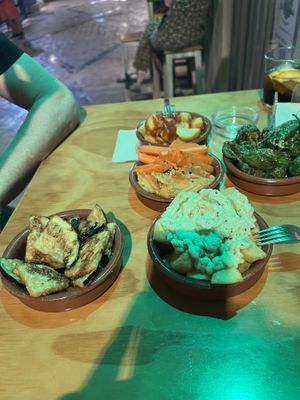   at La Vegana Taperia in Malaga