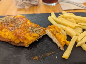 Cutlet at La Vegana Taperia in Malaga