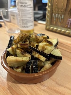   at La Vegana Taperia in Malaga