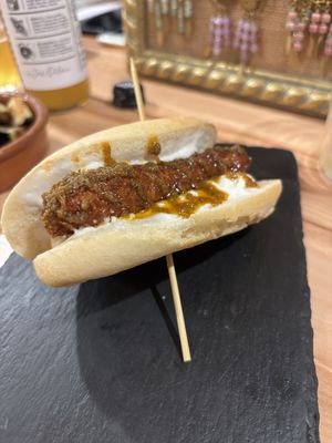   at La Vegana Taperia in Malaga