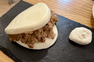 Pan bao   at La Vegana Taperia in Malaga