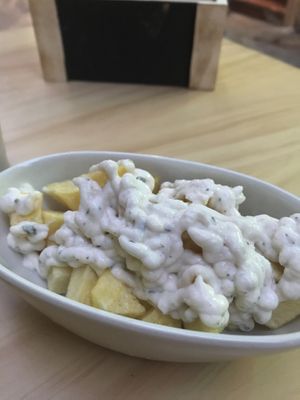 Patatas Alioli at La Vegana Taperia in Malaga