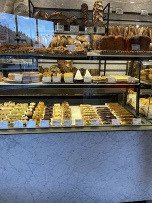 Pastries and bread  at Maison Landemaine - Cambronne in Paris