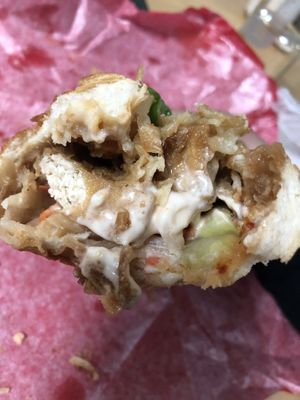 Vegan banh mi   at Banh Mi Lee in Seoul