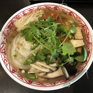 Vegan pho  at Banh Mi Lee in Seoul