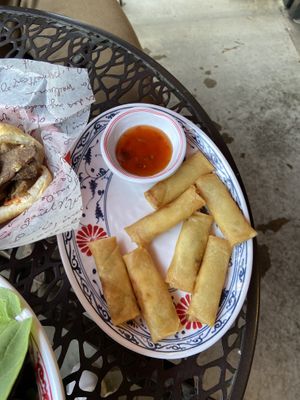 Spring rolls  at Banh Mi Lee in Seoul
