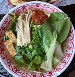 Vegan pho   at Banh Mi Lee in Seoul