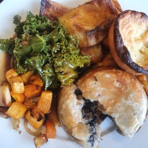 mushroom pie at Plantside in Wellington