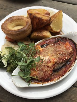 Aubergine Parmigiana Roast at Plantside in Wellington