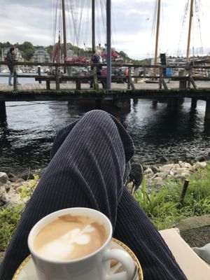 Ausblick  at Werftcafé in Flensburg