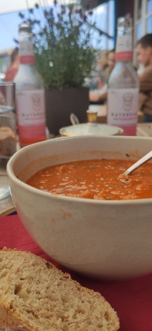 Linsensuppe at Werftcafé in Flensburg