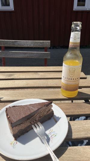 Trible Schoko mit erfrischender Limonade   at Werftcafé in Flensburg