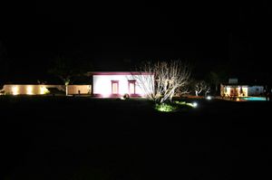 Entrance by night at Vegans by the Sea - Country Houses in Santiago Do Cacem