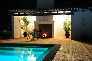 By the pool at Vegans by the Sea - Country Houses in Santiago Do Cacem