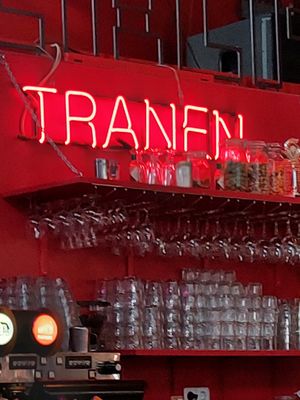 Behind the bar at Het Ketelhuis in Amsterdam