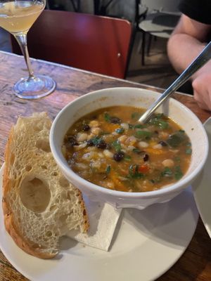 Minestrone soup   at Het Ketelhuis in Amsterdam