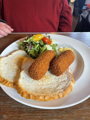 Broodje kroket   at Het Ketelhuis in Amsterdam